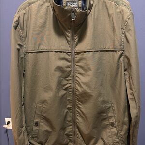 Geox Men's Khaki Windbreaker Jacket